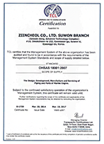 CERT-O-1739, ZIINCHEOL CO., LTD SUWON (AMENDED)